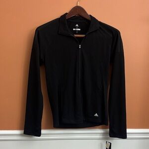 Adidas Black Zip-Up Track Jacket